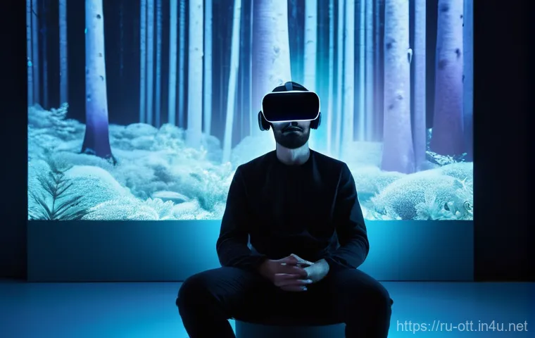 OTT 플랫폼 비즈니스 모델 - **Prompt:** A cozy and modern living room at dusk, bathed in warm, inviting light. A young adult, co...