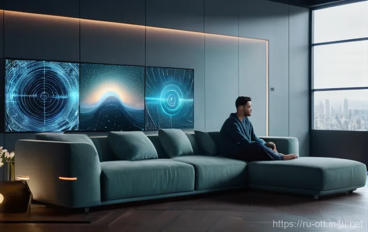 OTT 사용자 맞춤형 추천 - **A Futuristic Viewing Experience Driven by Algorithms**
A person in their late 20s to early 30s...