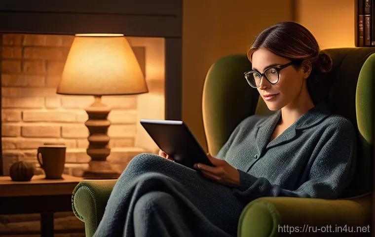 OTT 사용자 맞춤형 추천 - **A Futuristic Viewing Experience Driven by Algorithms**
    A person in their late 20s to early 30s...