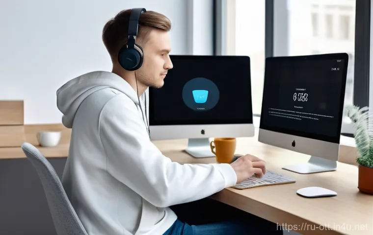 OTT와 글로벌 네트워크 - **Prompt:** A bustling, professional film set in a large studio in Moscow, depicting the creation of...